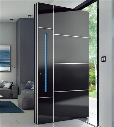 Mūsdienu alumīnija ieejas durvis